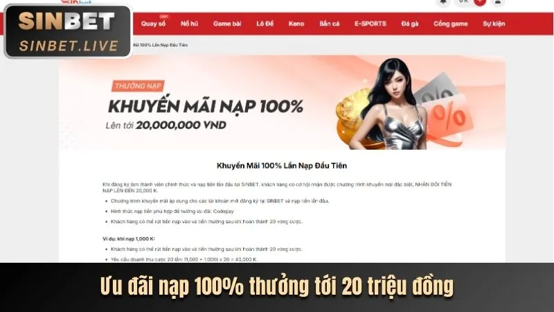 Hoàn trả cược thể thao cm8878